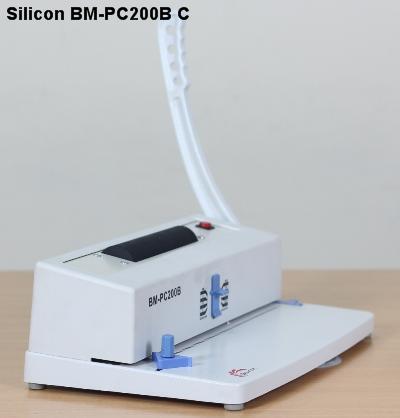 Máy đóng sách gáy xoắn cuộn Silicon BM-PC200B