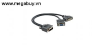 Cáp chuyển DVI-I (M) sang 2 đầu DVI-D (F) & 15-pin VGA (F)