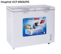 Tủ đông Hòa Phát HCF-655S2PĐ(270 Lít, 2 ngăn đông-mát,giàn đồng)