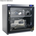 Tủ chống ẩm chuyên dụng Nikatei NC-120HS viền nhôm mạ bạc (120 lít)