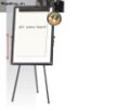 Bảng Flipchart  3 chân (70X100) Easel FC-333