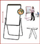 Bảng Flipchart Silicon chữ U (70X100) chân gấp Silicon FB-66 new model