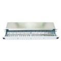 24 port Modular Patchpanel , 1 HU, CAT 5e/CAT6/CAT7 (EMTY)