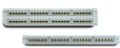 24-Port Cat 5E Patch Panel, RJ45 Connector of 45 Degree