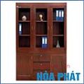 Tủ giám đốc Hòa Phát 3 cánh kính ,3 ngăn kéo DC1350H10