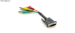 Cáp chuyển DVI (M) sang 5 BNC (F)