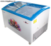 Tủ kem kính cong Alaske SD-600Y