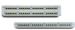 24-Port Cat 5E Patch Panel, RJ45 Connector of 45 Degree