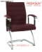 Ghế phòng họp chân quỳ Fami, B302-02  đỏ bordeaux