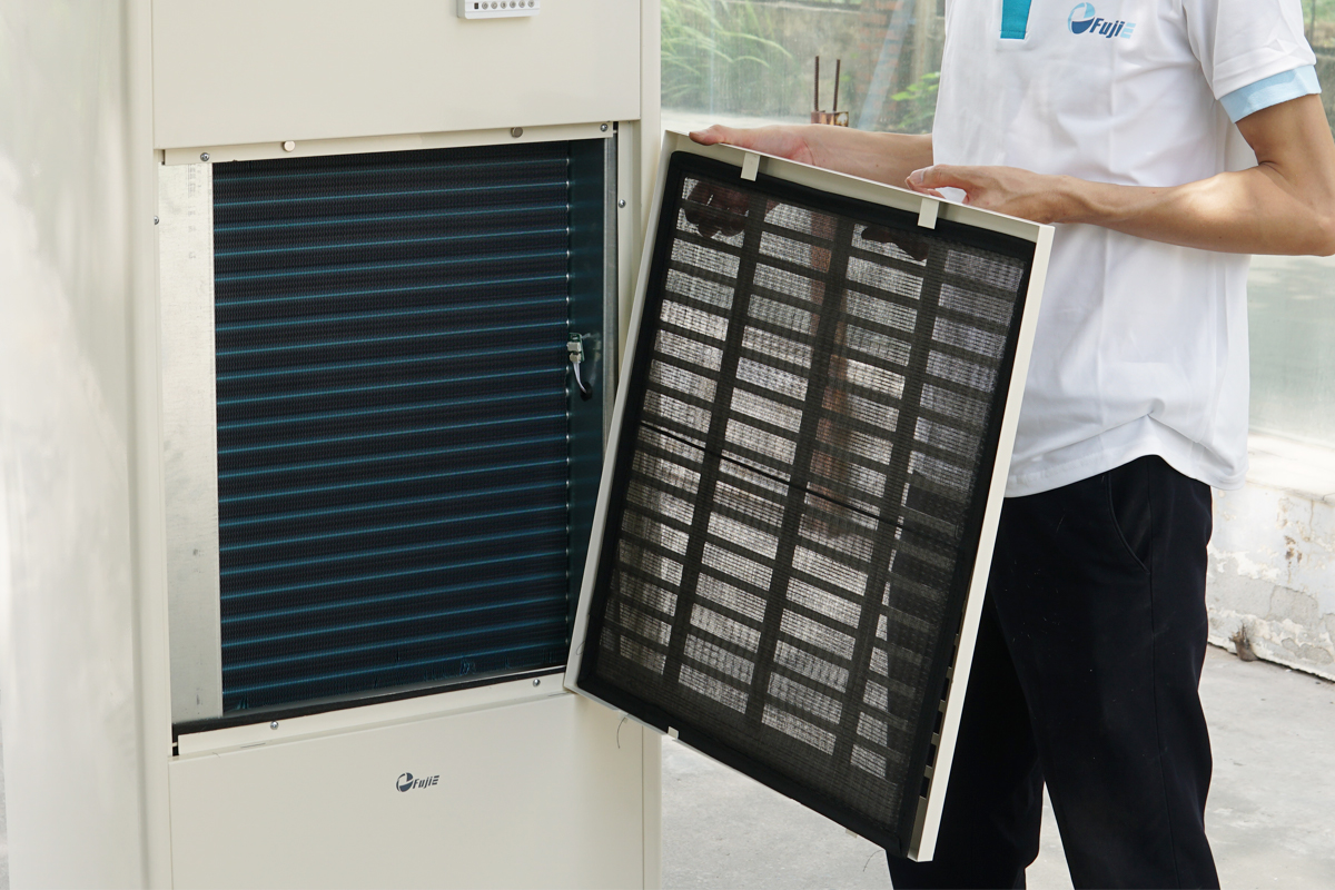 Máy hút ẩm công nghiệp FUJIE ETD7S chuyên dụng cho mục đích sấy 