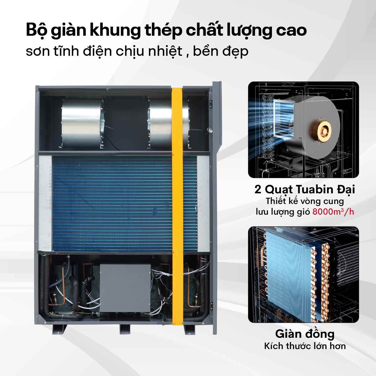 Máy hút ẩm công nghiệp FujiE HM-6720EN 3 pha thế hệ mới