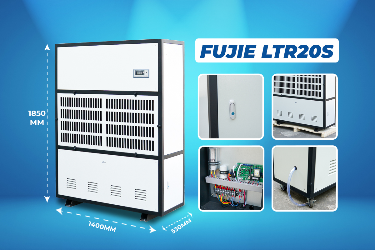 Máy hút ẩm công nghiệp FUJIE LTR20S trong môi trường nhiệt độ thấp