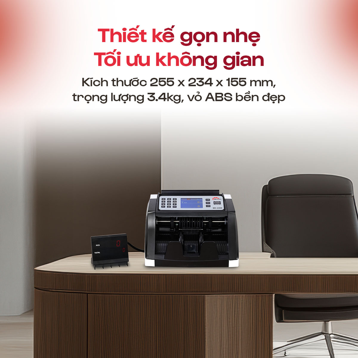 Máy Đếm Tiền Silicon MC-2400 Máy Đếm Tiền Silicon MC-2400