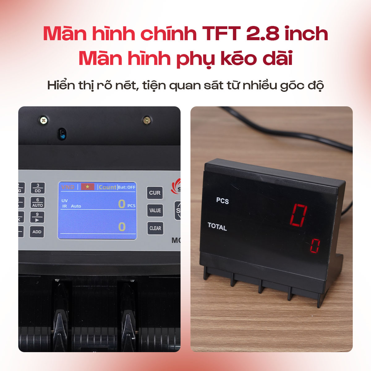 Máy Đếm Tiền Silicon MC-2400 Máy Đếm Tiền Silicon MC-2400