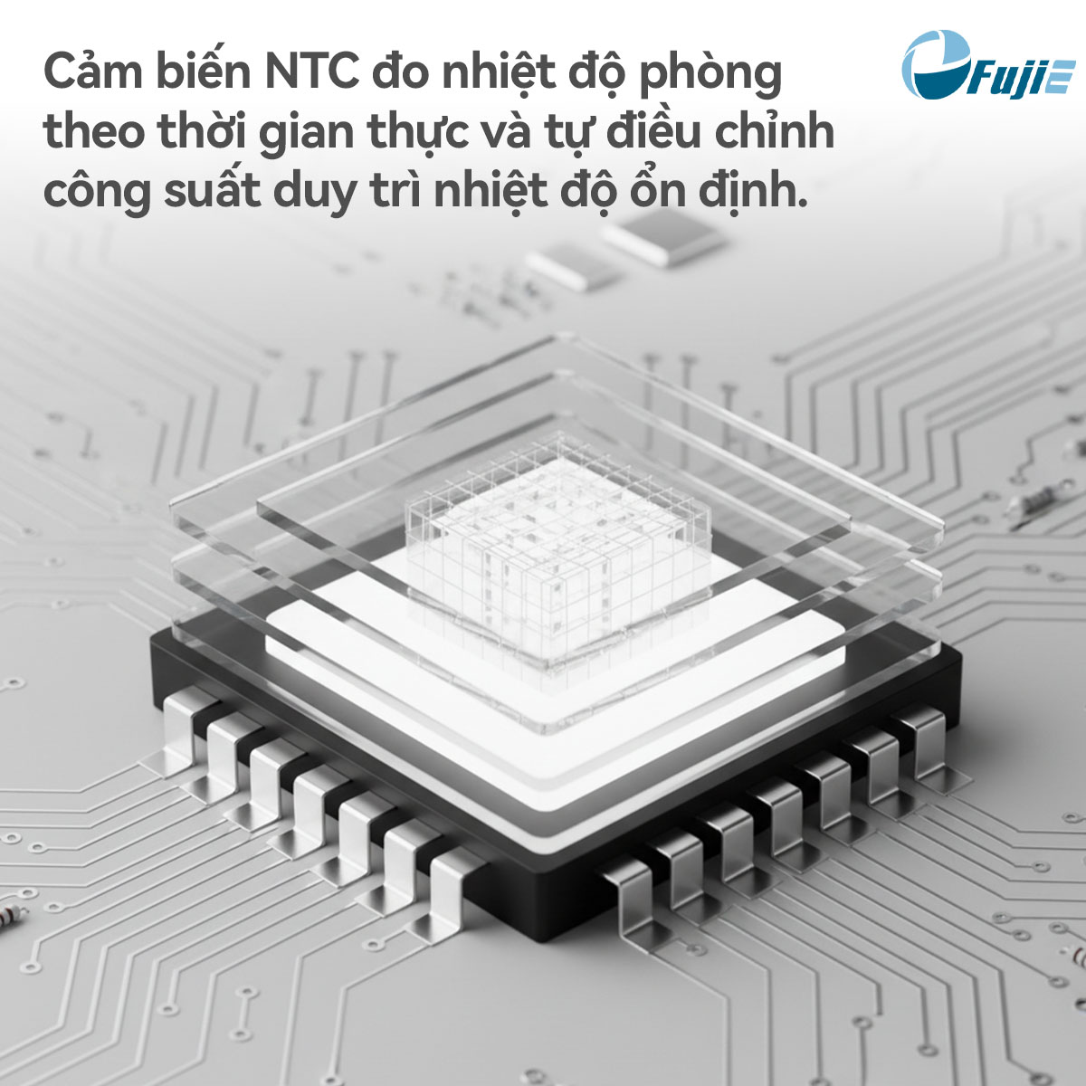 Điều khiển từ xa: Thoải mái điều khiển từ mọi vị trí trong phòng.