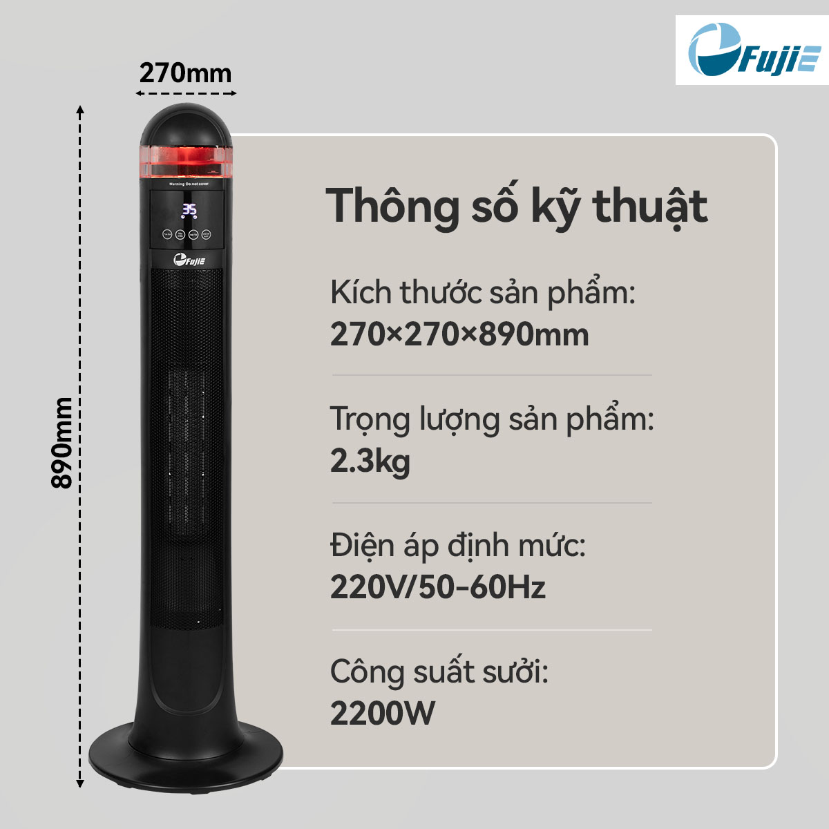Điều khiển từ xa: Thoải mái điều khiển từ mọi vị trí trong phòng.